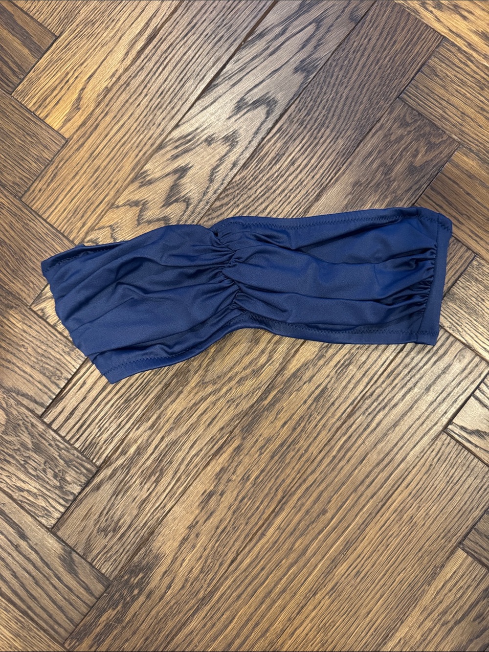 J. Crew Navy Strapless Swim Top  Navy size 34C